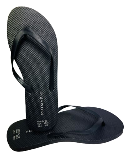 Primark Classic Black Flip Flops Bazla Closet