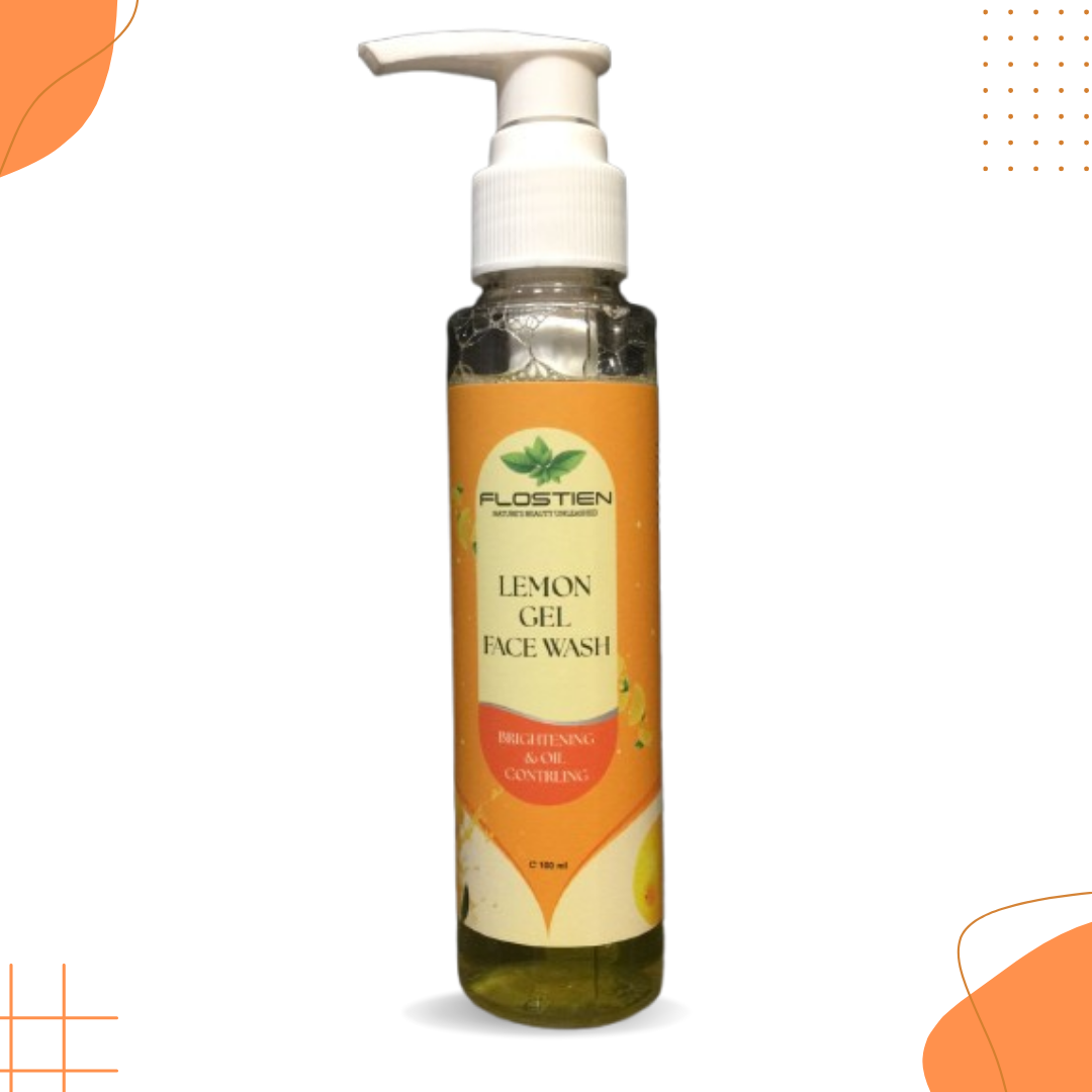 Flostien Lemon Gel Face Wash – Brightening & Oil Control