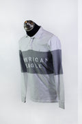 American Eagle Rugby Polo Shirt Men’s white - Bazla Closet