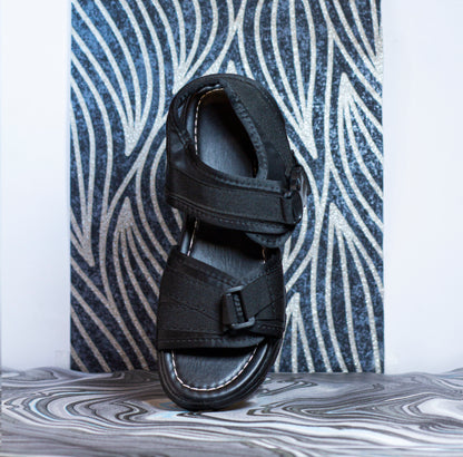 Bazla Black Sandals - Bazla Closet