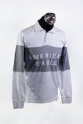 American Eagle Rugby Polo Shirt Men’s white - Bazla Closet