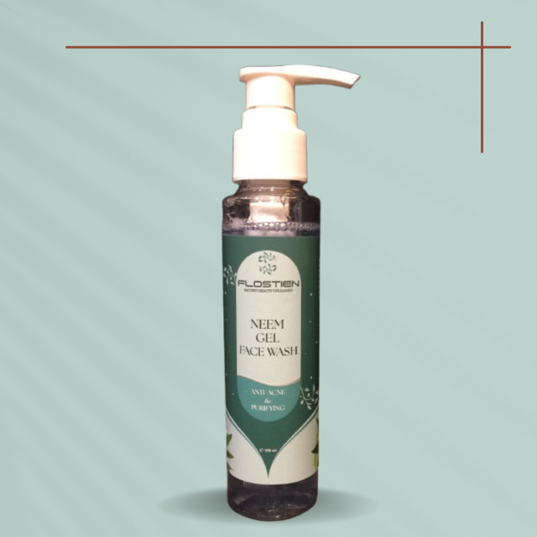 Flostien Neem Gel Face Wash – Purifying & Acne Control