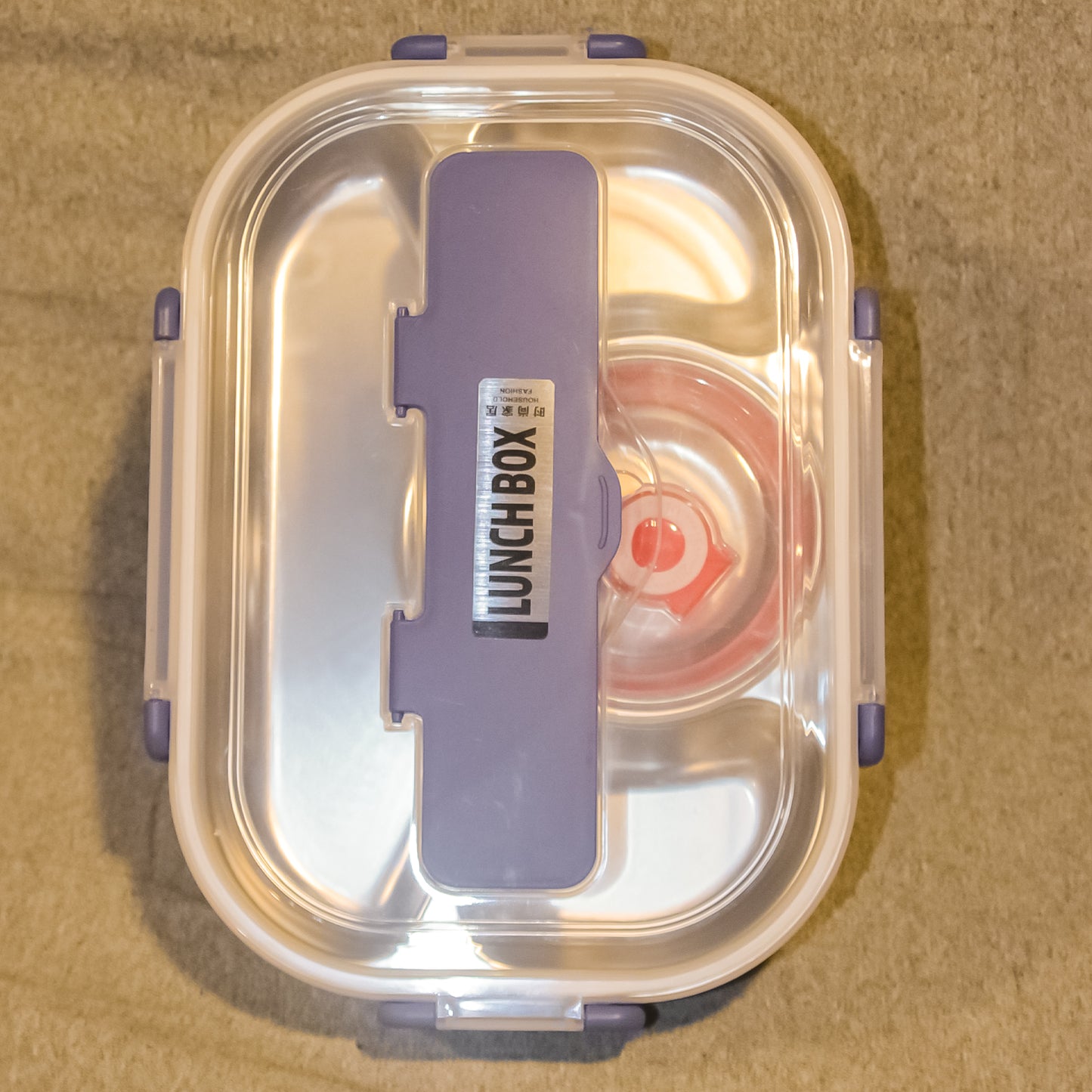 Steel Lunch Box with Compartments