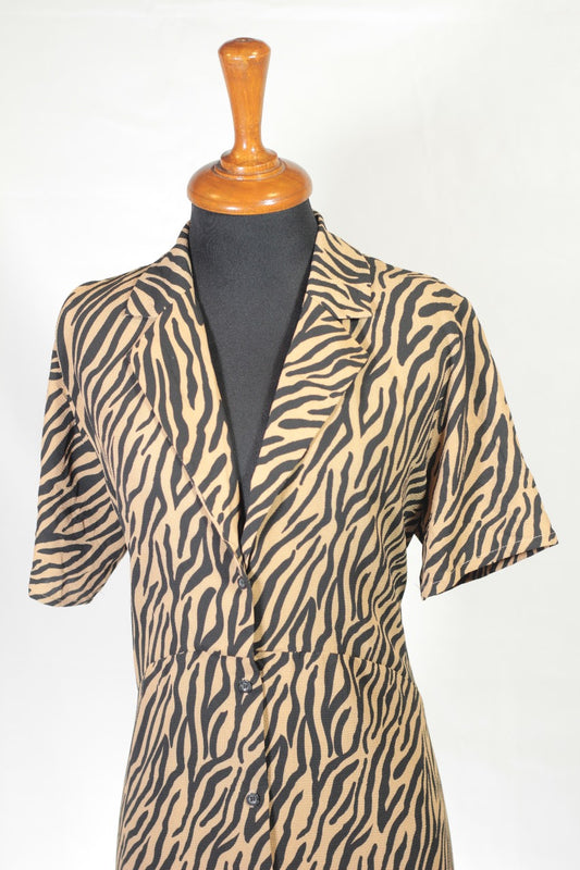 Tiger style long dress