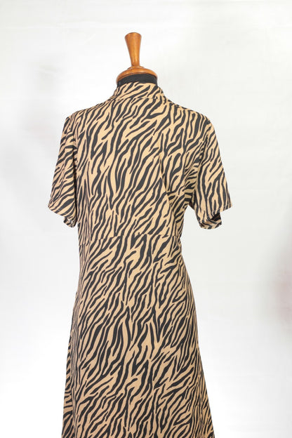 Tiger style long dress