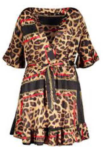 stylish leopard print dress