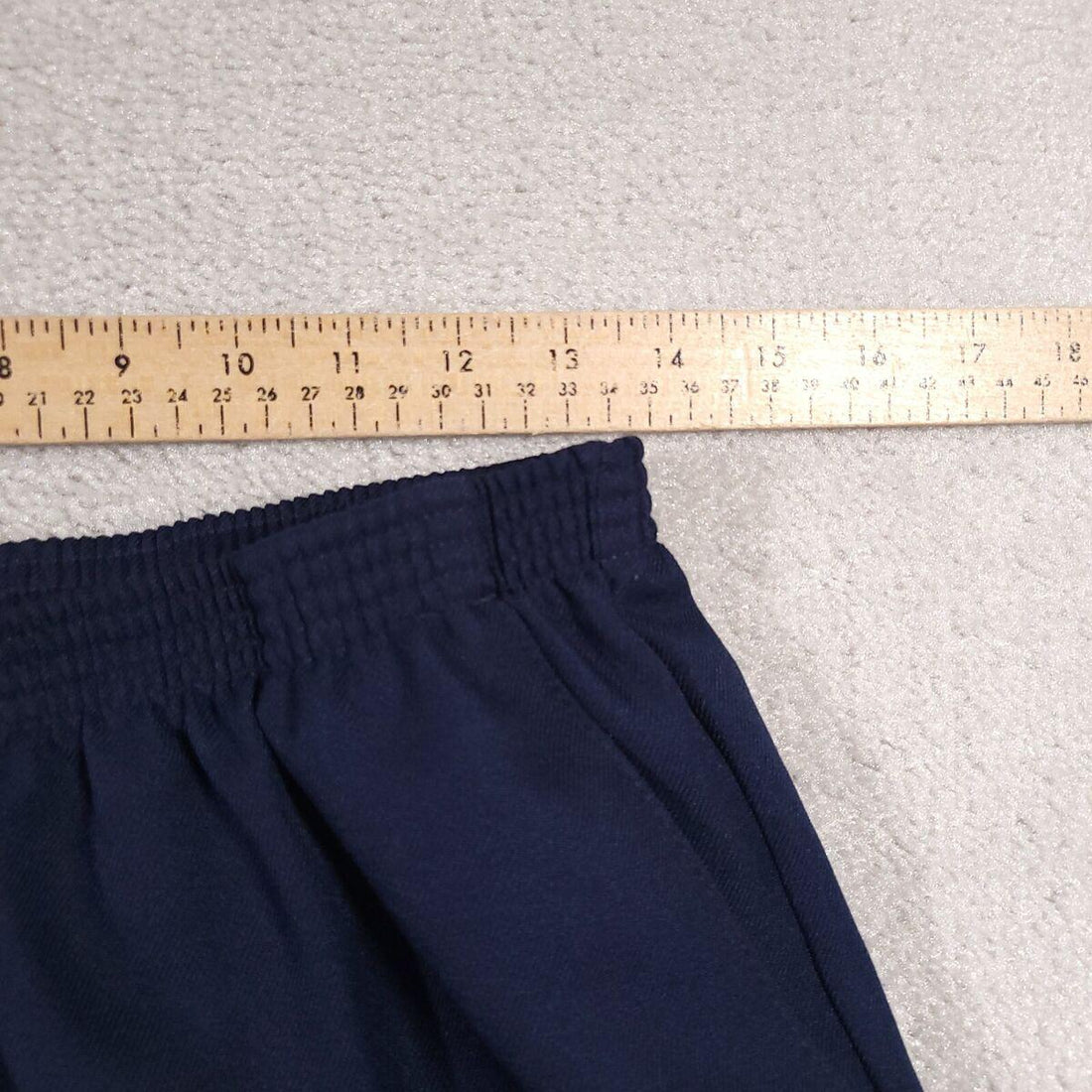 Classic Navy Blue Elastic Waist Trousers