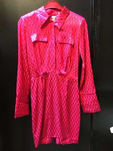River island pink pocket dress