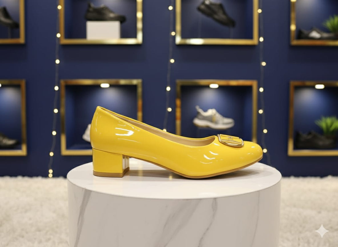 Chic Mustard Heels
