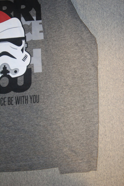 Merry Force Be With You Graphic Tee - Imported