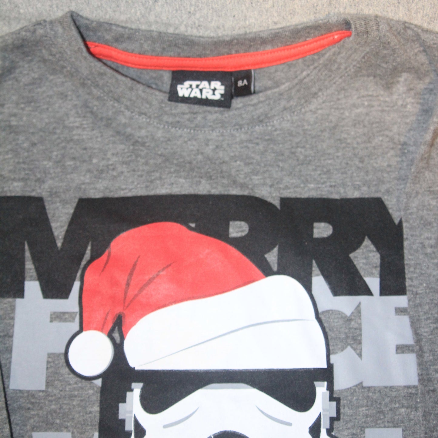 Merry Force Be With You Graphic Tee - Imported