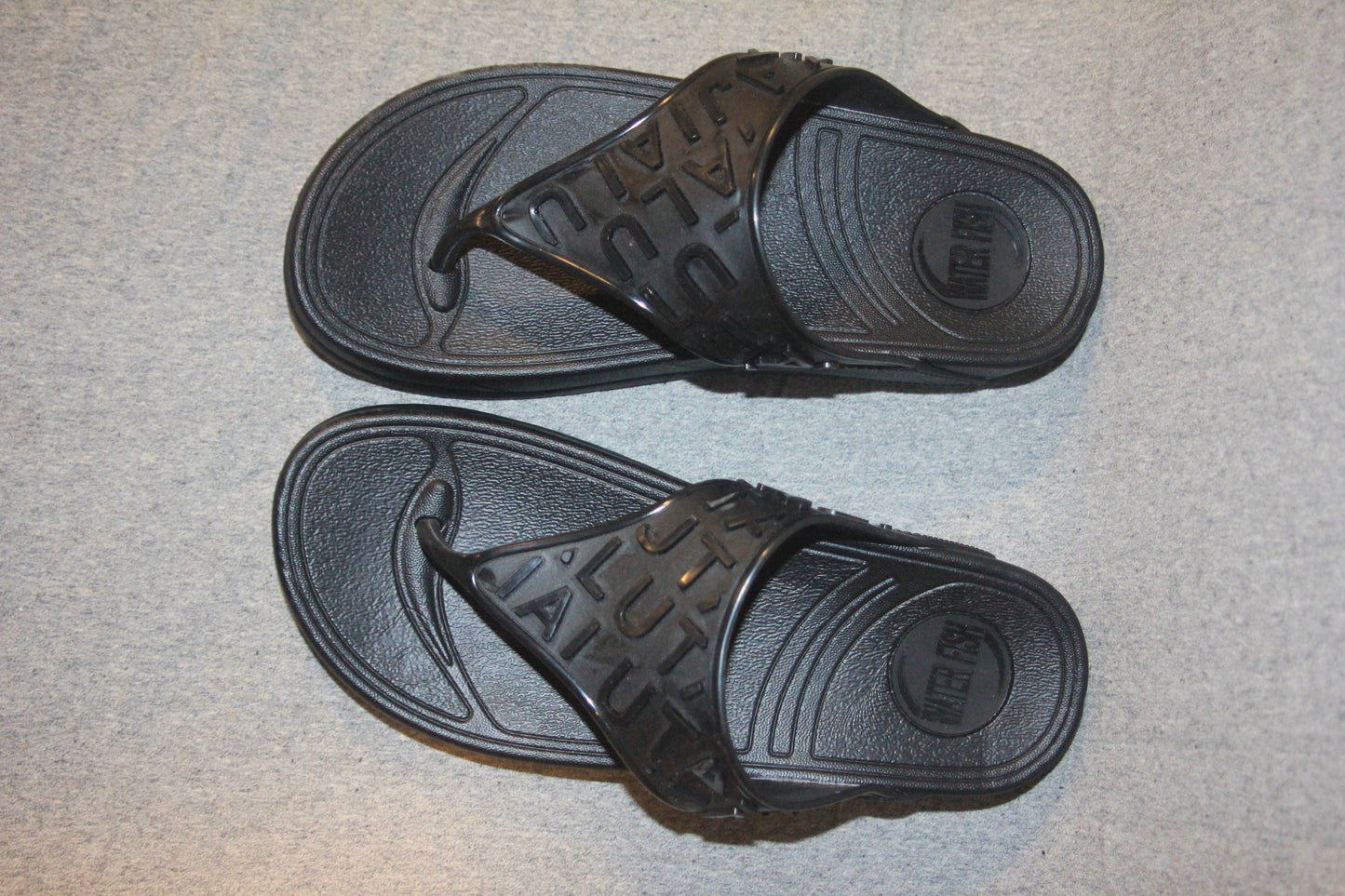 Imported Black Branded Flip-Flops - Durable and Stylish