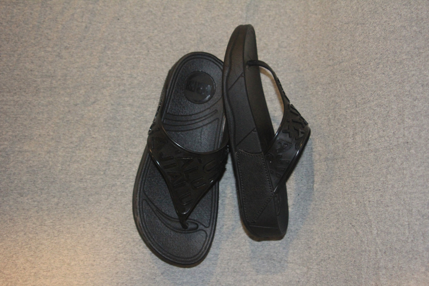 Imported Black Branded Flip-Flops - Durable and Stylish