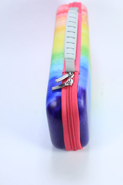 Vibrant Rainbow Carry Case – Stylish and Functional