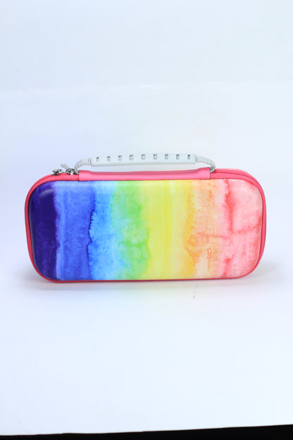 Vibrant Rainbow Carry Case – Stylish and Functional