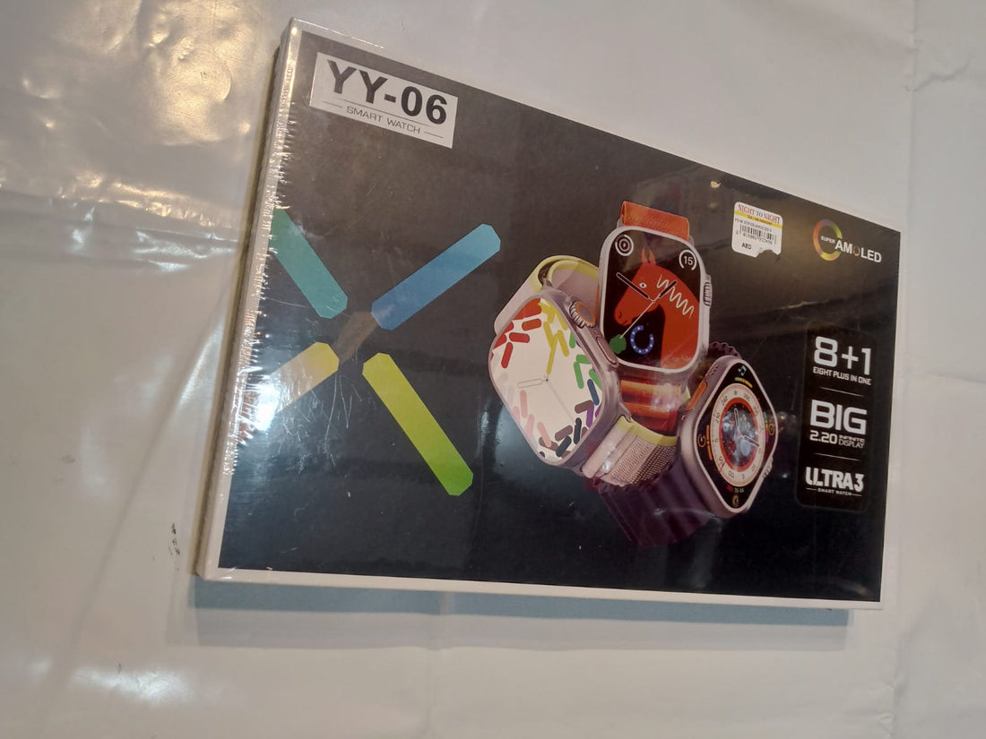 YY-06 Ultra 3 Smart Watch – 2.20” Super AMOLED Display | 8+1 Features | Bluetooth Calling & Fitness Tracker