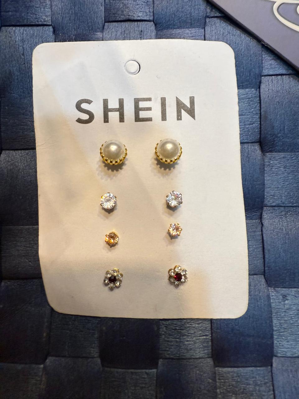 SHEIN Imported Elegant Earrings - 8 Stylish Pairs
