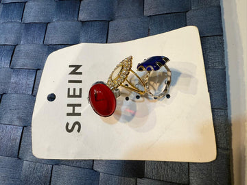 SHEIN Imported Stylish Ring Set - Multi-Design Rings