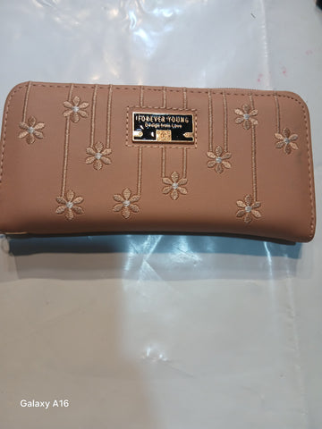 Forever Young Elegant Embroidered Wallet