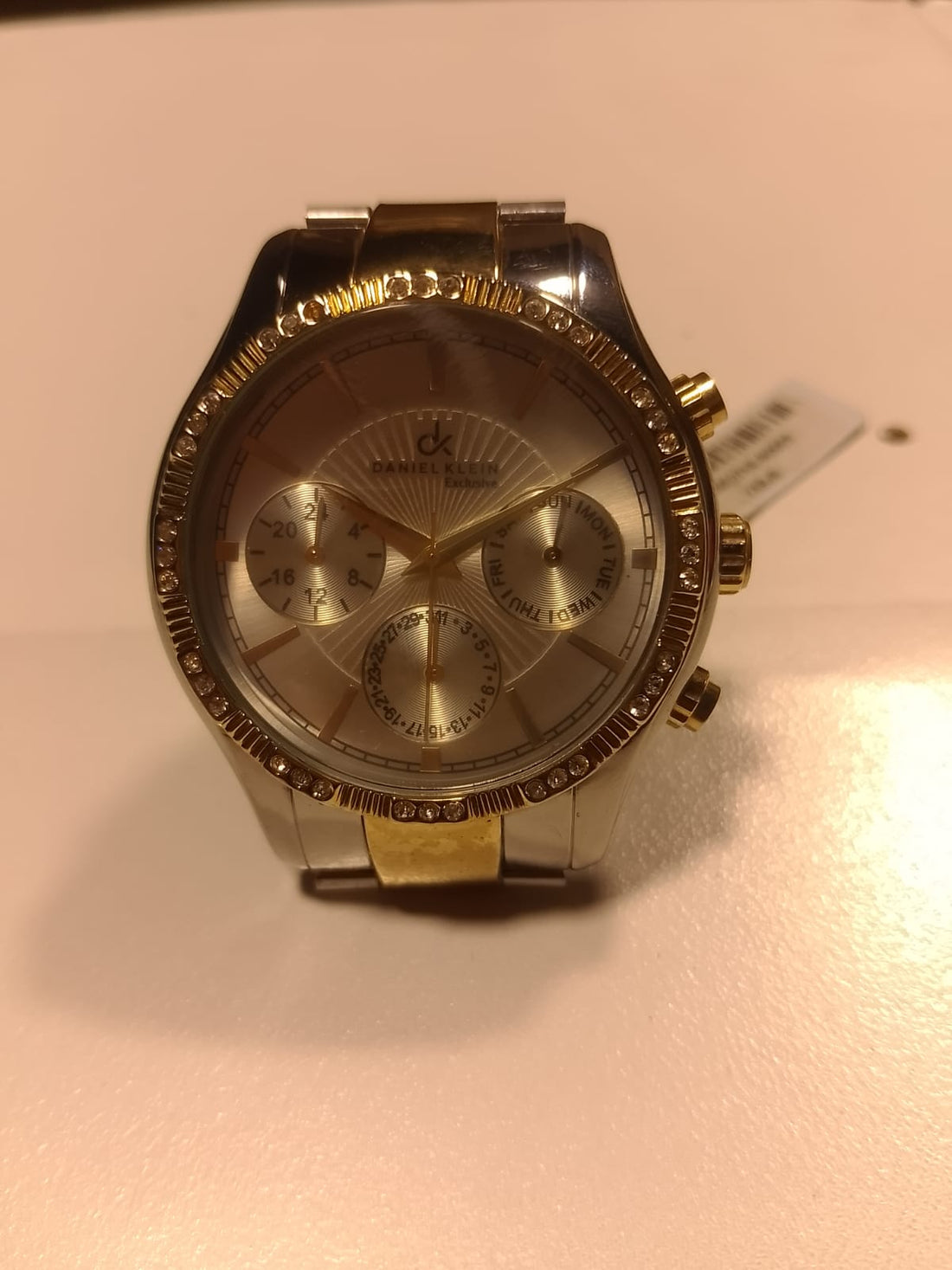 Daniel Klein Exclusive Women's/Unisex Two-Tone Chronograph Watch