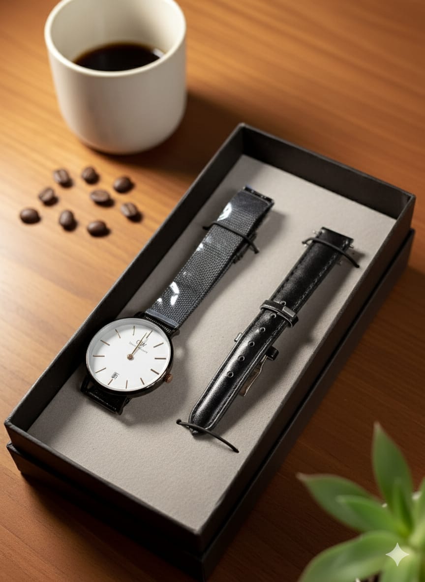 DW Daniel Wellington Classic White Dial with Rose-Gold Accents