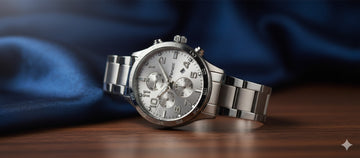 Men’s Chronograph Wristwatch (Metal Band)