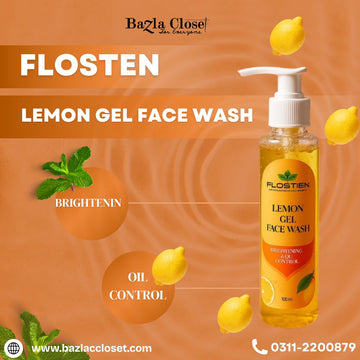 Flostien Lemon Gel Face Wash – Brightening & Oil Control