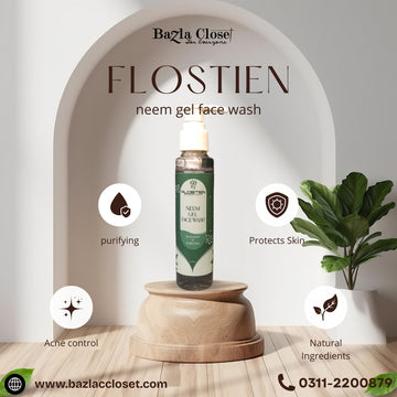 Flostien Neem Gel Face Wash – Purifying & Acne Control