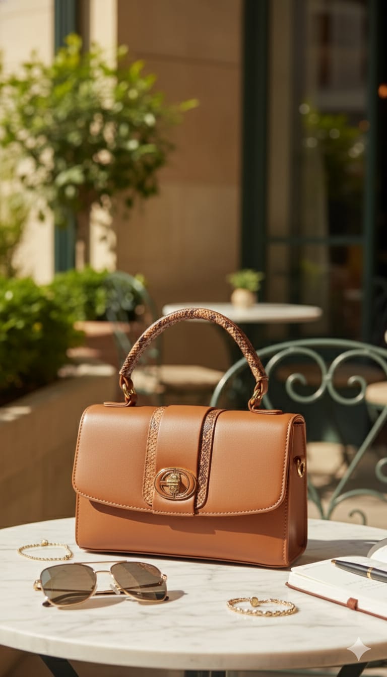 Attainable luxury is here with our specially imported UAE handbag line.