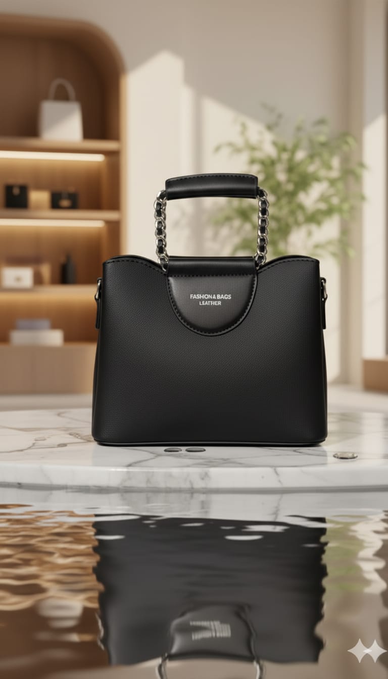 The finest materials and sleek hardware define this imported bag collection.