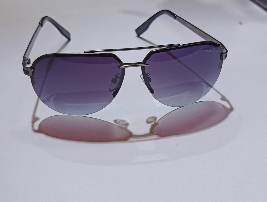 Cartier Luxury Aviator Sunglasses – Gradient UV Protection, Premium Metal Frame
